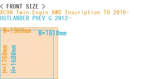 #XC90 Twin Engin AWD Inscription T8 2016- + OUTLANDER PHEV G 2012-
